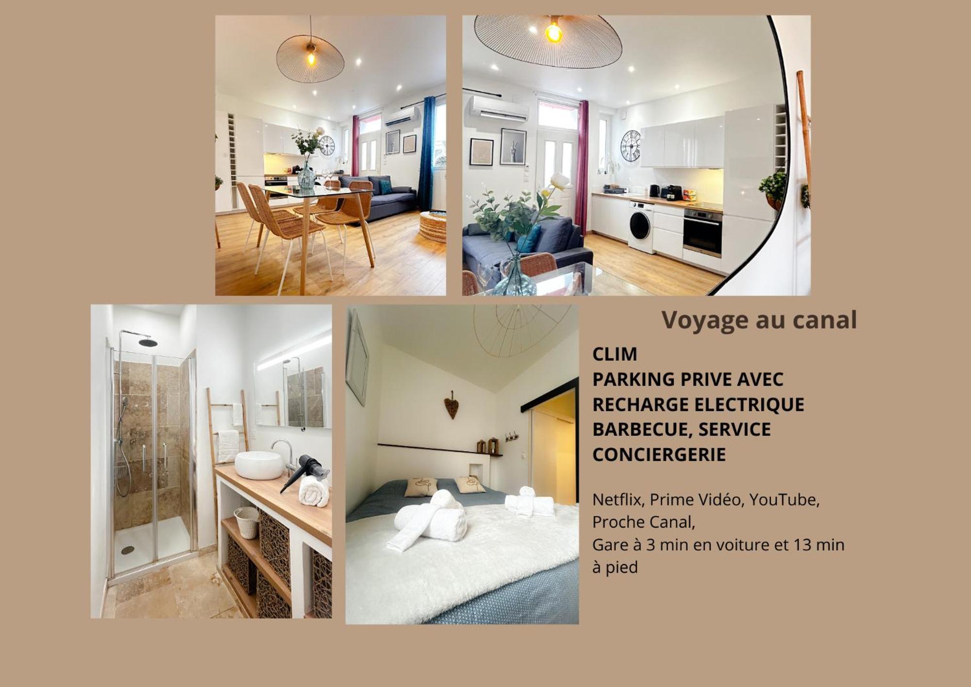 Voyage Au Canal - Parking Clim Netflix Amazon Montauban Exterior foto